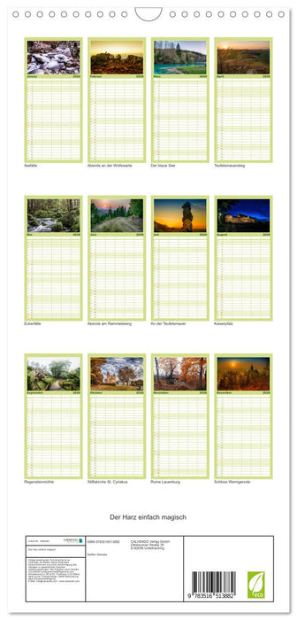 Der Harz einfach magisch (CALVENDO Familienplaner 2026)