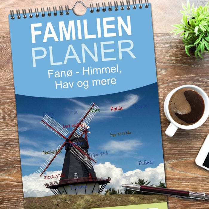 Fanø - Himmel, Hav og mere (CALVENDO Familienplaner 2026)