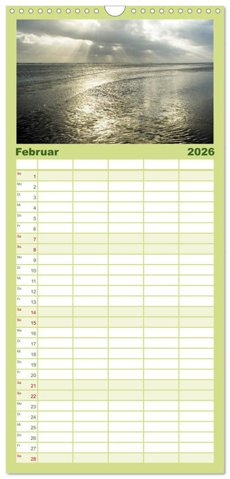 Fanø - Himmel, Hav og mere (CALVENDO Familienplaner 2026)