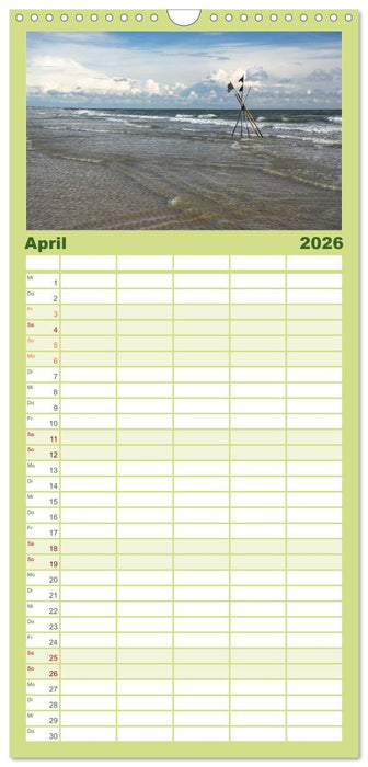 Fanø - Himmel, Hav og mere (CALVENDO Familienplaner 2026)