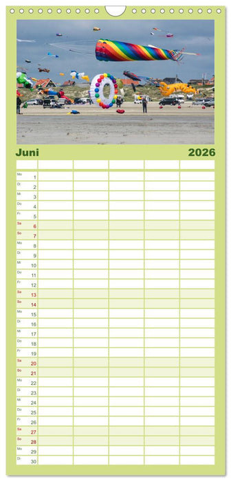 Fanø - Himmel, Hav og mere (CALVENDO Familienplaner 2026)