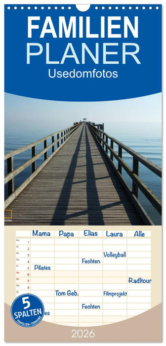 Usedomfotos (CALVENDO Familienplaner 2026)