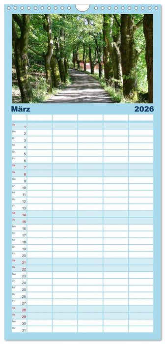 Unterwegs in Schweden (CALVENDO Familienplaner 2026)