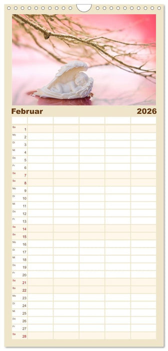 Engel für Glück & Schutz (CALVENDO Familienplaner 2026)