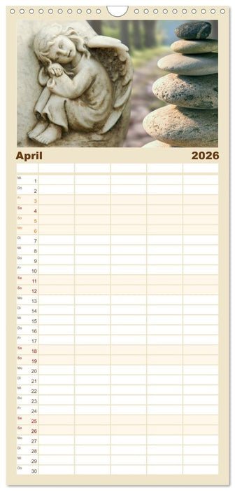 Engel für Glück & Schutz (CALVENDO Familienplaner 2026)