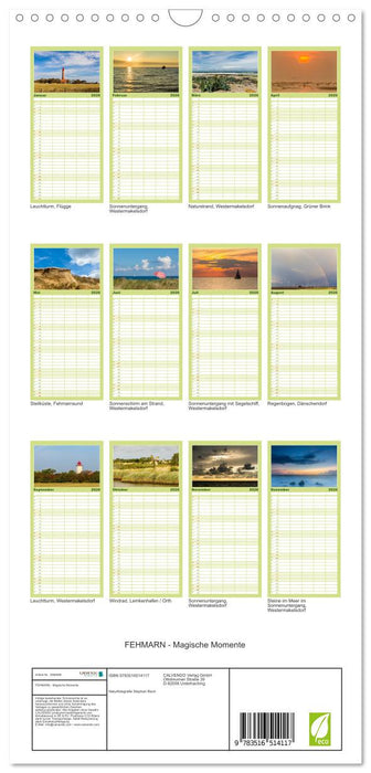 FEHMARN - Magische Momente (CALVENDO Familienplaner 2026)