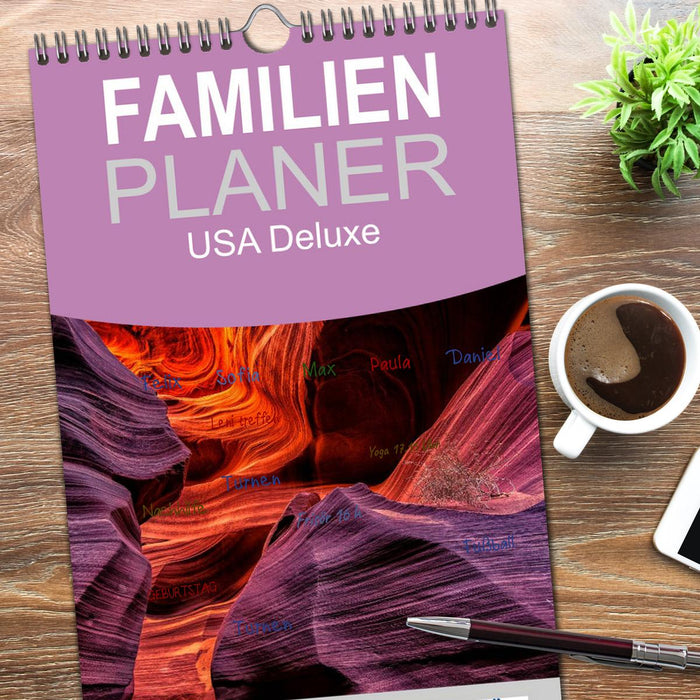 USA Deluxe (CALVENDO Familienplaner 2026)