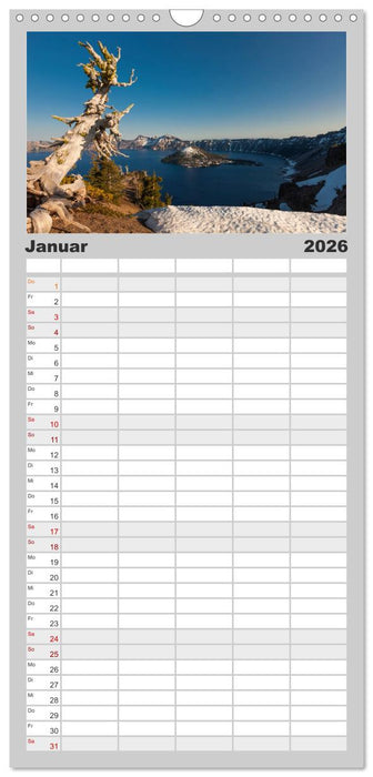 USA Deluxe (CALVENDO Familienplaner 2026)