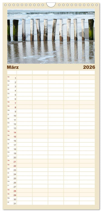 Zeeland (CALVENDO Familienplaner 2026)