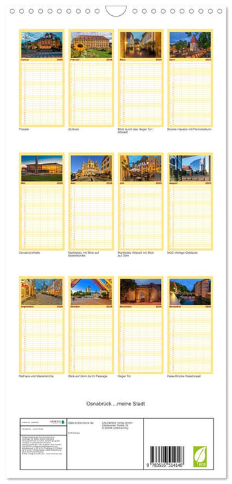Osnabrück ...meine Stadt (CALVENDO Familienplaner 2026)