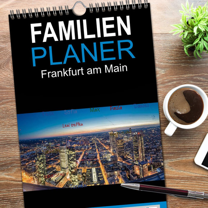 Frankfurt am Main (CALVENDO Familienplaner 2026)
