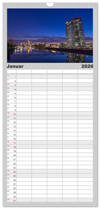 Frankfurt am Main (CALVENDO Familienplaner 2026)