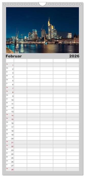 Frankfurt am Main (CALVENDO Familienplaner 2026)