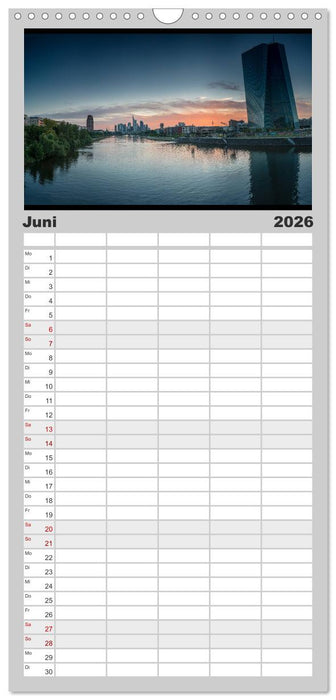 Frankfurt am Main (CALVENDO Familienplaner 2026)