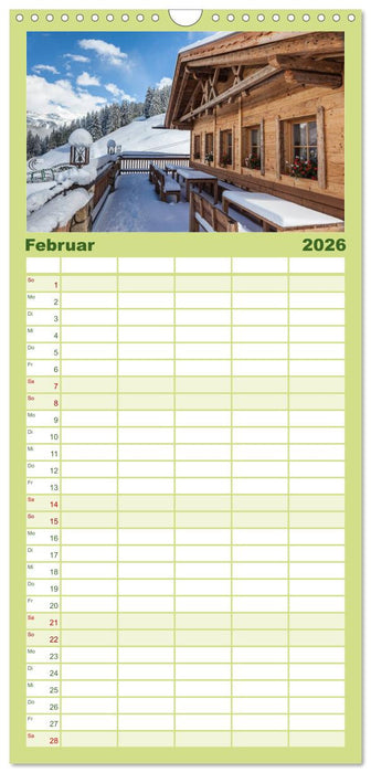 Sehnsucht nach Südtirol (CALVENDO Familienplaner 2026)