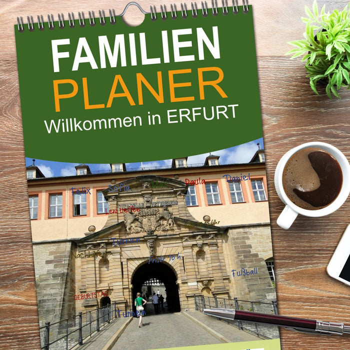 Willkommen in ERFURT (CALVENDO Familienplaner 2026)