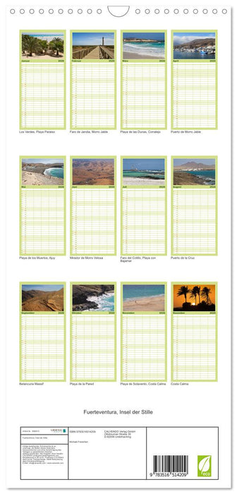 Fuerteventura, Insel der Stille (CALVENDO Familienplaner 2026)