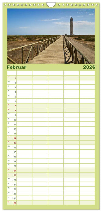 Fuerteventura, Insel der Stille (CALVENDO Familienplaner 2026)