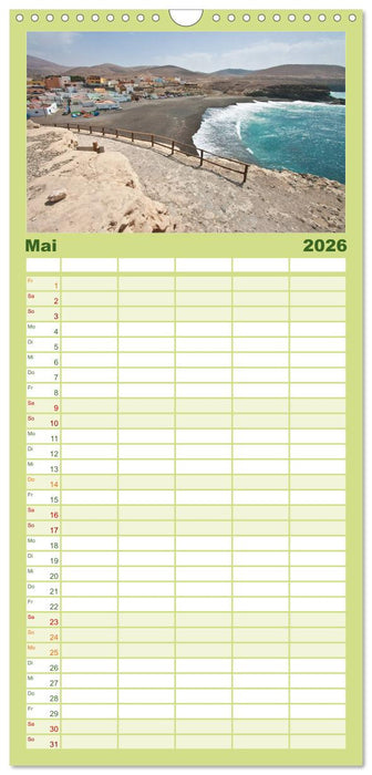 Fuerteventura, Insel der Stille (CALVENDO Familienplaner 2026)