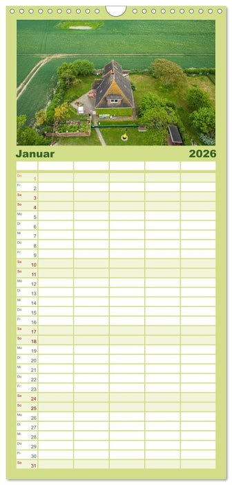 Fehmarn - "fe mer" natürlich "am Meer gelegen" (CALVENDO Familienplaner 2026)