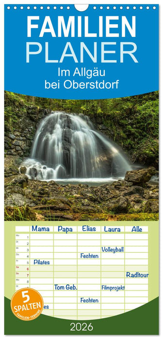 Im Allgäu bei Oberstdorf (CALVENDO Familienplaner 2026)