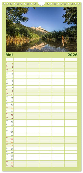 Im Allgäu bei Oberstdorf (CALVENDO Familienplaner 2026)