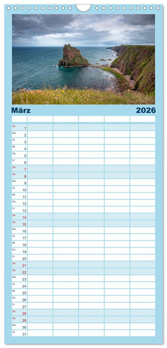 Schottland - Wildes Land im Norden (CALVENDO Familienplaner 2026)