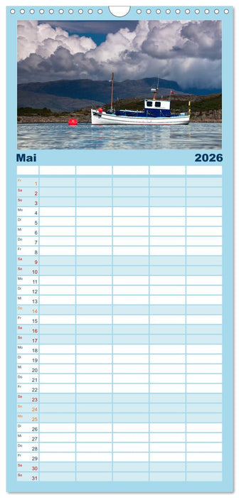 Schottland - Wildes Land im Norden (CALVENDO Familienplaner 2026)