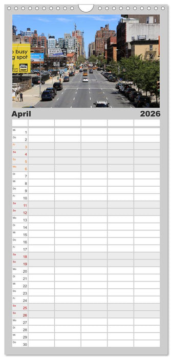 New York City (CALVENDO Familienplaner 2026)