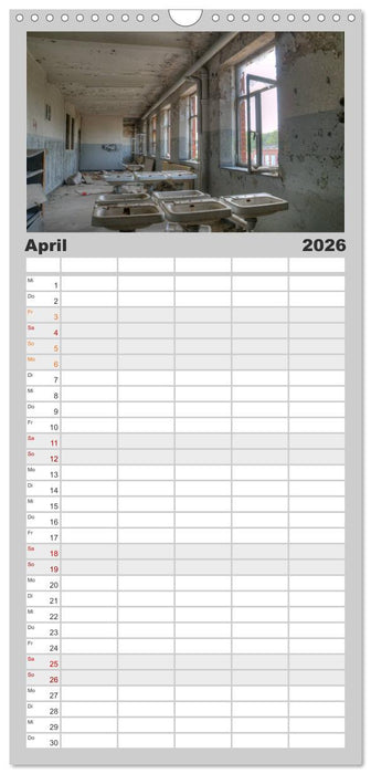 Lost Places in Deutschland (CALVENDO Familienplaner 2026)
