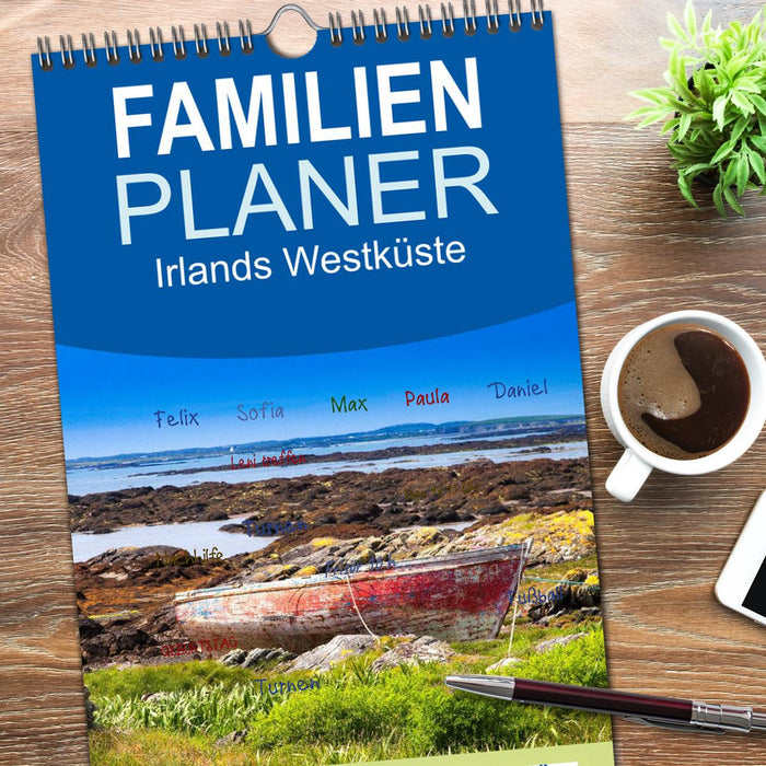 Irlands Westküste (CALVENDO Familienplaner 2026)