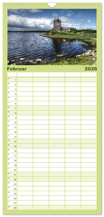 Irlands Westküste (CALVENDO Familienplaner 2026)