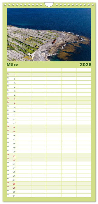 Irlands Westküste (CALVENDO Familienplaner 2026)