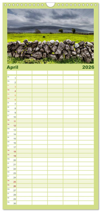 Irlands Westküste (CALVENDO Familienplaner 2026)