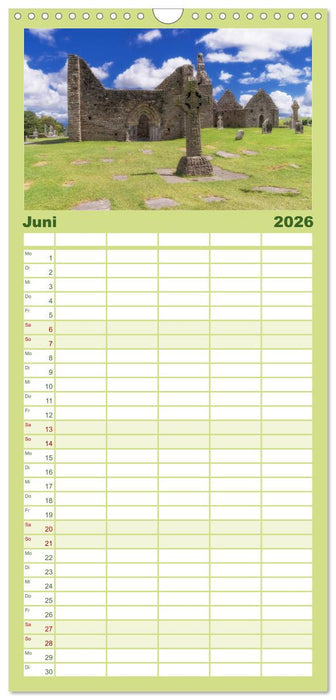 Irlands Westküste (CALVENDO Familienplaner 2026)