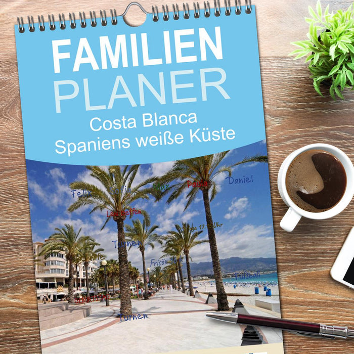 Costa Blanca - Spaniens weiße Küste (CALVENDO Familienplaner 2026)