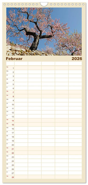 Costa Blanca - Spaniens weiße Küste (CALVENDO Familienplaner 2026)