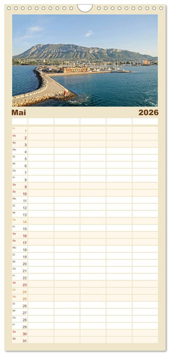 Costa Blanca - Spaniens weiße Küste (CALVENDO Familienplaner 2026)