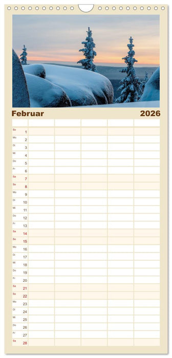 Zauberhaftes Fichtelgebirge (CALVENDO Familienplaner 2026)