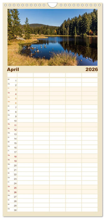 Zauberhaftes Fichtelgebirge (CALVENDO Familienplaner 2026)