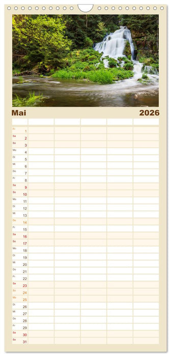 Zauberhaftes Fichtelgebirge (CALVENDO Familienplaner 2026)