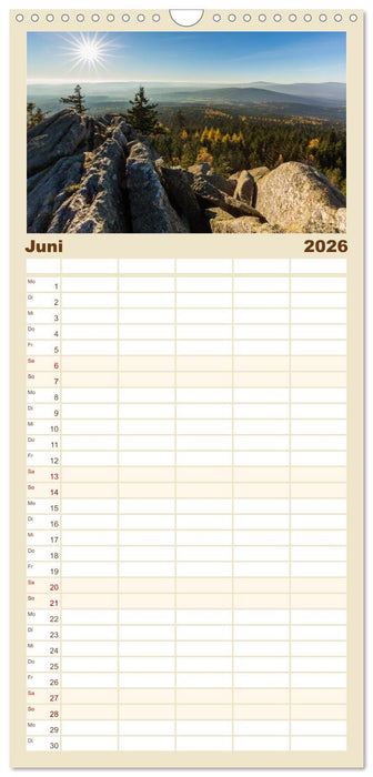 Zauberhaftes Fichtelgebirge (CALVENDO Familienplaner 2026)