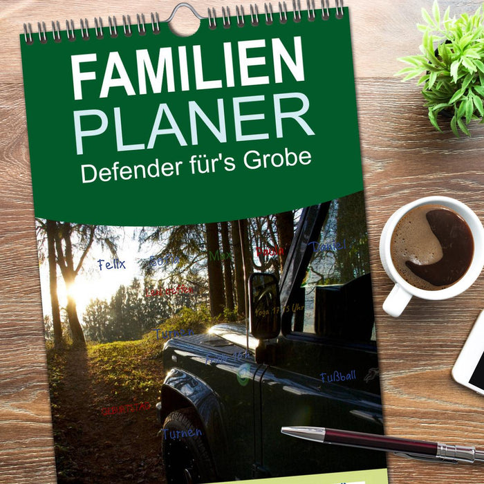 Defender für's Grobe (CALVENDO Familienplaner 2026)