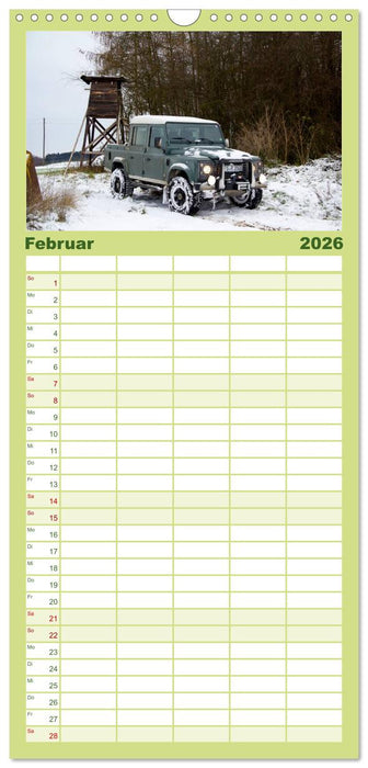 Defender für's Grobe (CALVENDO Familienplaner 2026)