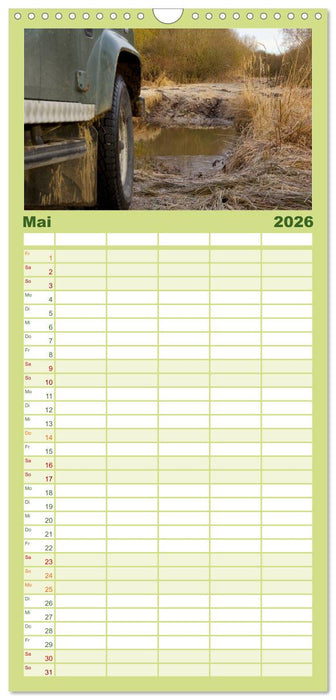 Defender für's Grobe (CALVENDO Familienplaner 2026)