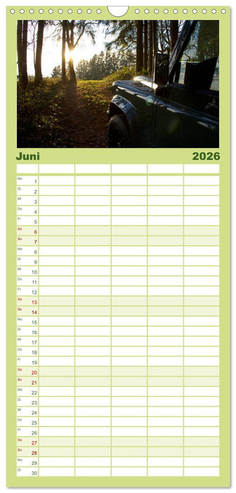 Defender für's Grobe (CALVENDO Familienplaner 2026)