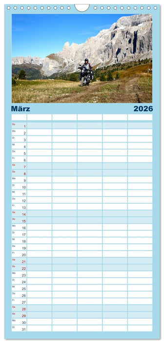 Freude an - Spaß mit der BMW GS (CALVENDO Familienplaner 2026)