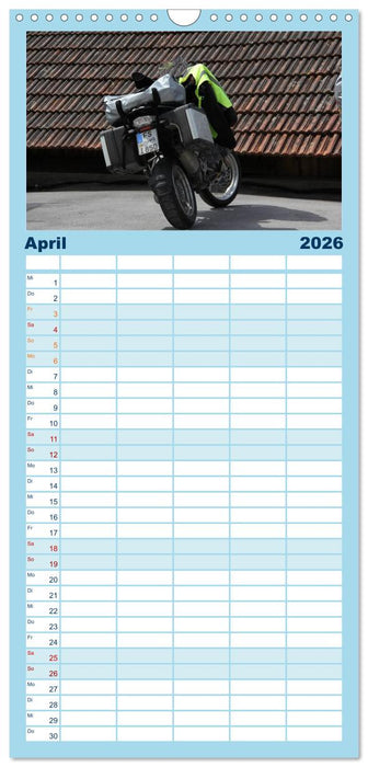 Freude an - Spaß mit der BMW GS (CALVENDO Familienplaner 2026)