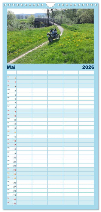 Freude an - Spaß mit der BMW GS (CALVENDO Familienplaner 2026)