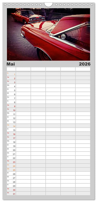 US-Muscle-Cars - Plymouth (CALVENDO Familienplaner 2026)